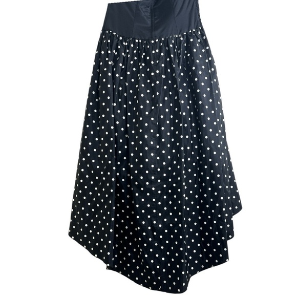 Vintage 80s Gunne Sax Polka Dot Hi-Low Dress Size: 9/10 NWT - Picture 10 of 13